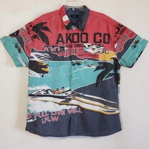 SOLD A.K.O.O. Sao Paulo Men's Shirt Standard Linen